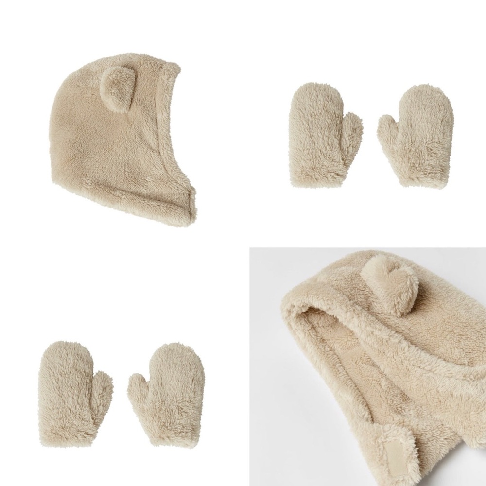 Zara Baby Hat & Mittens